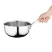 Picture of Vogue Stainless Steel & Aluminium Tri-Wall Flared Sauté Pan 200mm