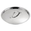 Picture of Vogue Stainless Steel & Aluminium Tri-Wall Stew Pan Lid 24cm