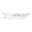 Picture of Olympia Whiteware Divided Oval Eared Dishes 295x155mm (6 pack)