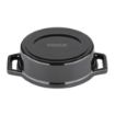 Picture of Vogue Cast Iron Oval Mini Pot Black