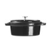 Picture of Vogue Cast Iron Oval Mini Pot Black