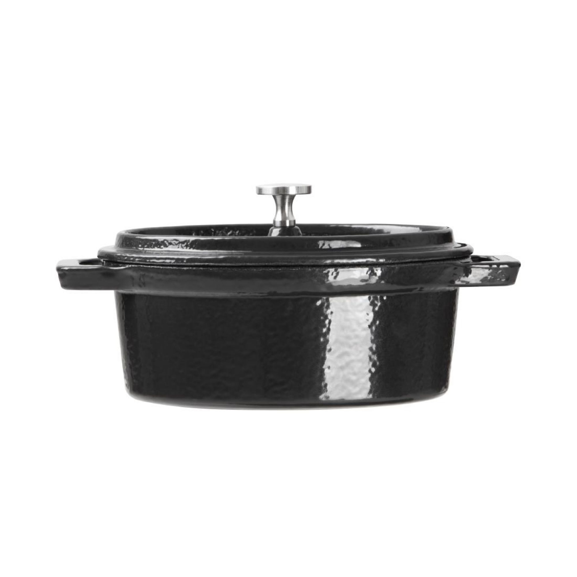 Picture of Vogue Cast Iron Oval Mini Pot Black