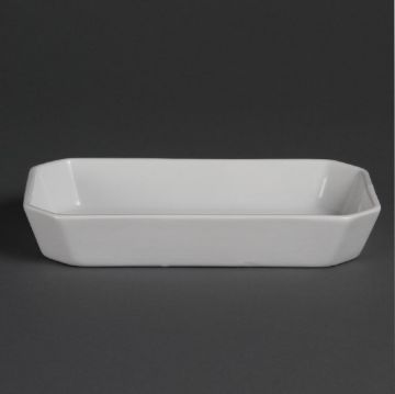 Picture of Olympia Whiteware Rectangular Hors d'Oeuvre Dishes 235x 122mm (6 pack)