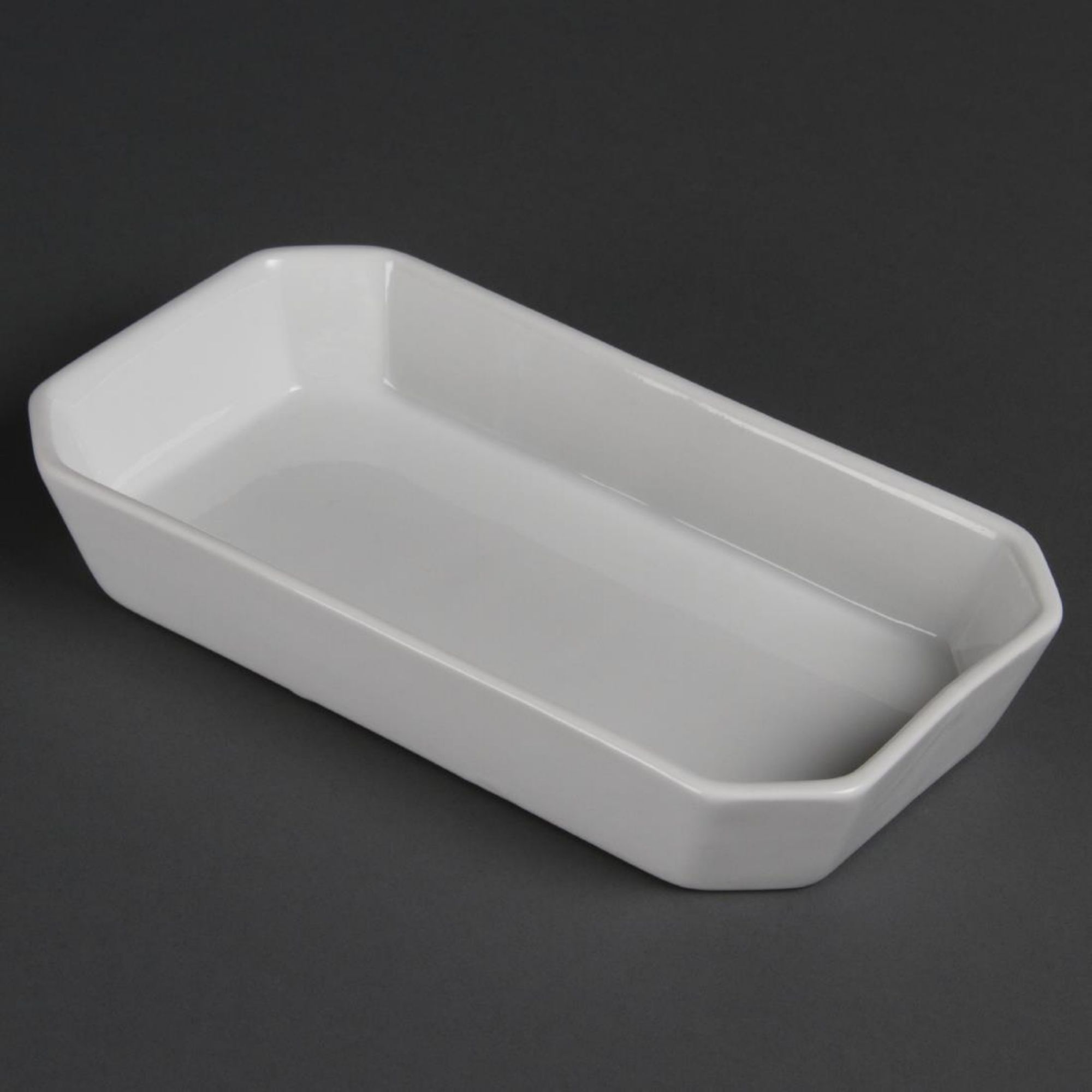 Picture of Olympia Whiteware Rectangular Hors d'Oeuvre Dishes 235x 122mm (6 pack)