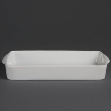 Picture of Olympia Whiteware Rectangular Roasters 305x 163mm (6 pack)