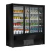 Picture of Zoin Cervinho Multideck Display Black with Sliding Doors 1500mm