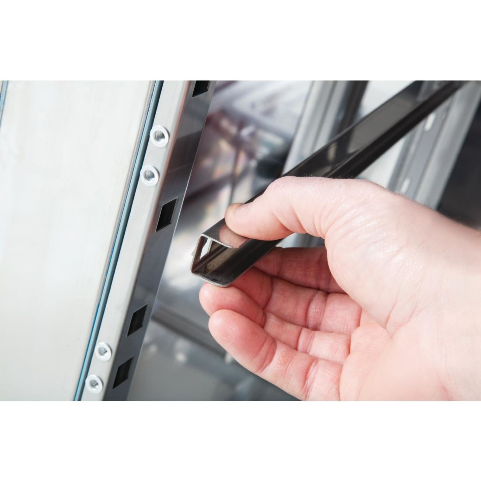 Picture of Polar U-Series Triple Door Counter Fridge with Upstand 417Ltr