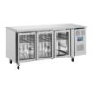 Picture of Polar U-Series 3 Door Counter Fridge with Glass Doors