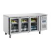 Picture of Polar U-Series 3 Door Counter Fridge with Glass Doors