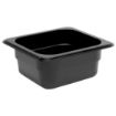 Picture of Vogue Polycarbonate 1/4 Gastronorm Container 150mm Black