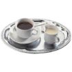 Picture of APS Chrome-Plated Stainless Steel Oval Tea Tray 300mm