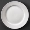 Picture of Olympia Linear Wide Rimmed Plates White 250mm (12 pack)