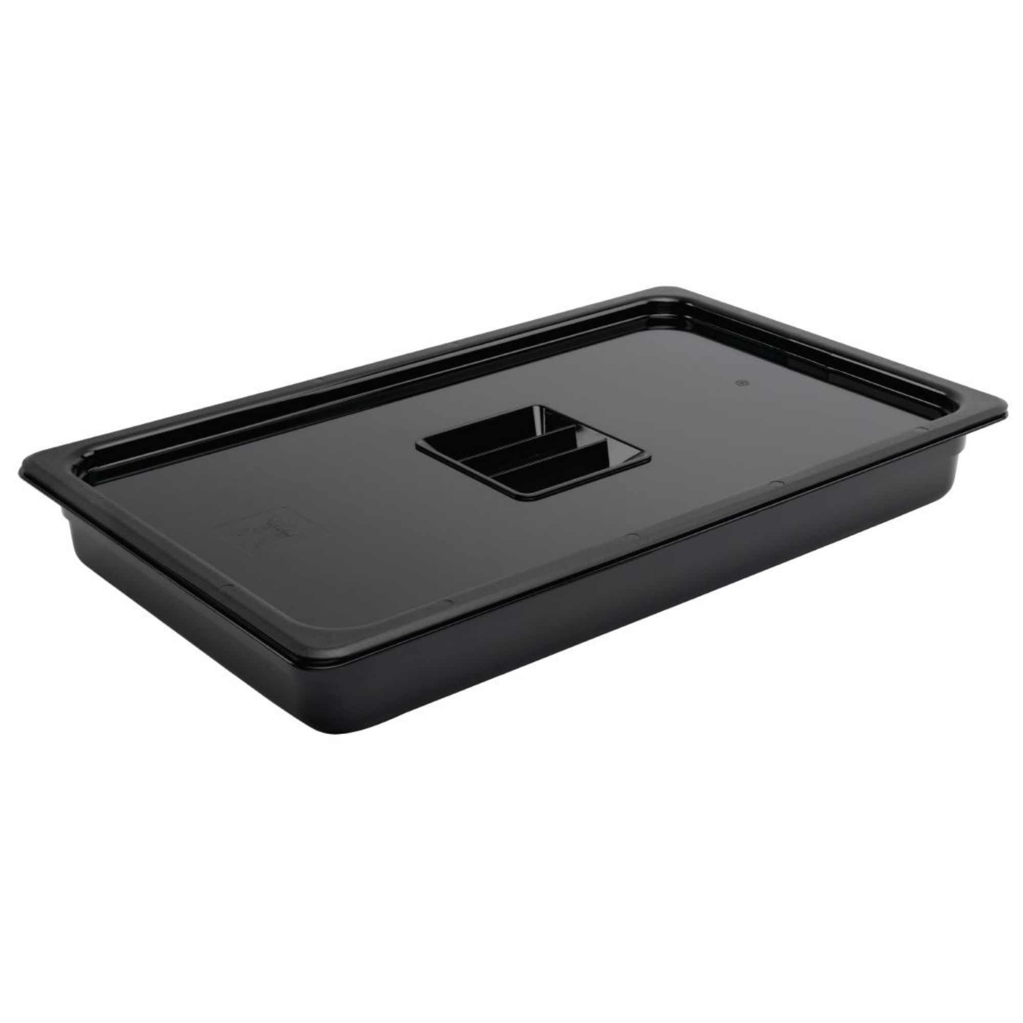 Picture of Vogue Polycarbonate 1/1 Gastronorm Container 65mm Black