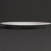 Picture of Olympia Linear Wide Rimmed Plates White 250mm (12 pack)