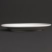 Picture of Olympia Linear Wide Rimmed Plates White 200mm (12 pack)