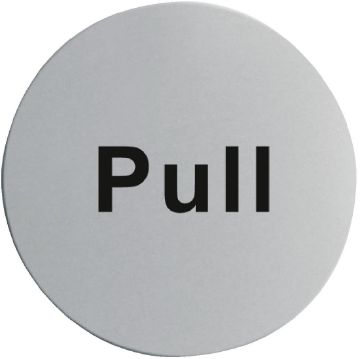 Picture of Stainless Steel Door Sign - Pull