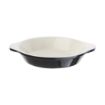 Picture of Vogue Black Cast Iron Round Gratin Dish 400ml
