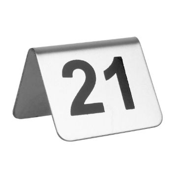 Picture of Olympia Stainless Steel Table Numbers 21-30 (10 Pack)