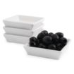 Picture of Olympia Flat Square Miniature Dishes 80mm (12 Pack)