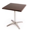 Picture of Special Offer Bolero Square Dark Brown Table Top and Base Combo