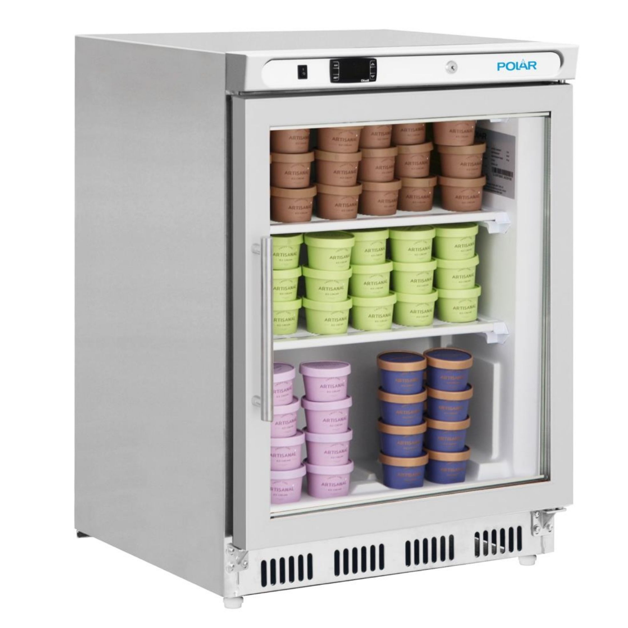 Picture of Polar C-Series Undercounter Stainless Steel Display Freezer