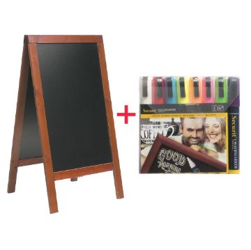 Picture of SPECIAL OFFER Securit Large Pavement Board And 8 Zig Posterman Pens