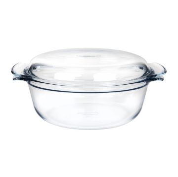 Picture of Pyrex Round Glass Casserole Dish 3.75Ltr