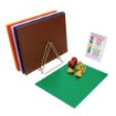 Picture of Hygiplas High Density Chopping Board Set Large 610x455x12mm (6 Pack)