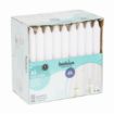 Picture of Bolsius 7" Bistro Candles White (45 Pack)