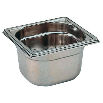 Picture of Matfer Bourgeat Stainless Steel 1/6 Gastronorm Tray 100mm