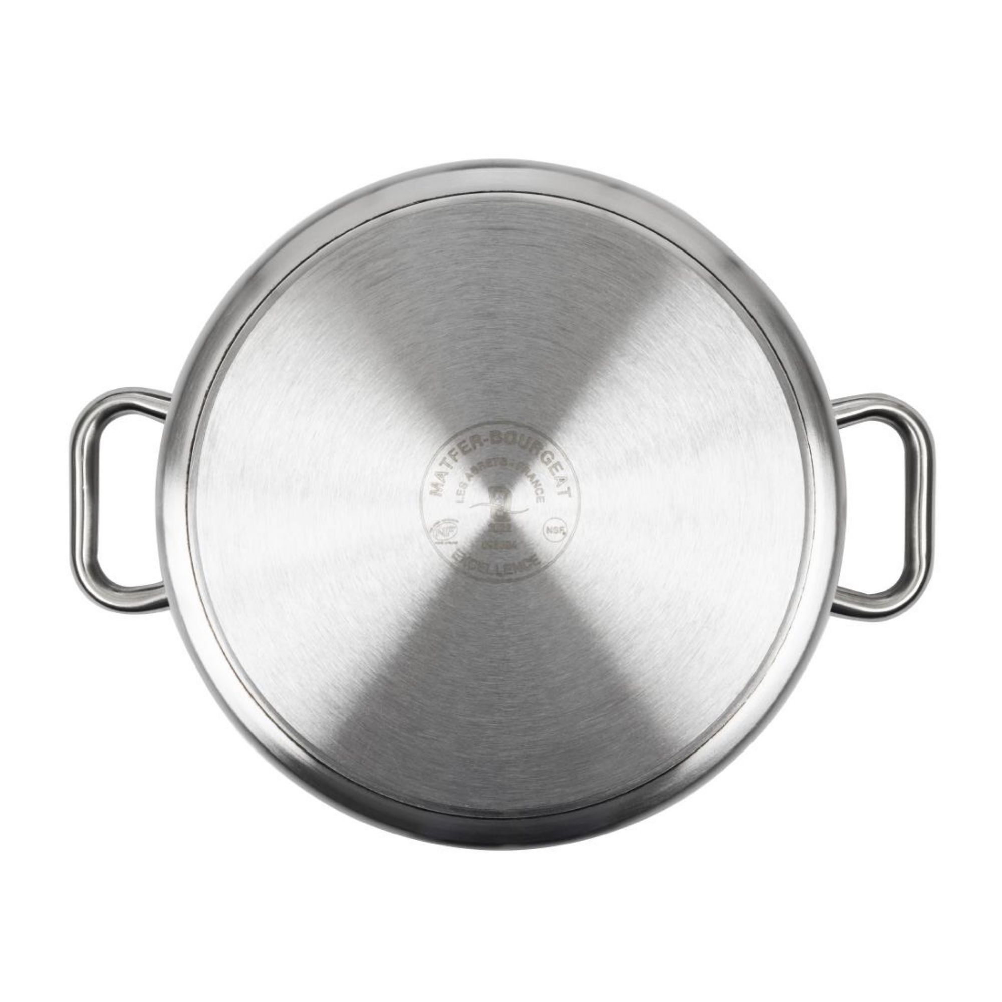 Picture of Matfer Bourgeat Excellence Stainless Steel Casserole Pan 24cm