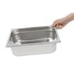 Picture of Matfer Bourgeat Stainless Steel 1/2 Gastronorm Tray 100mm