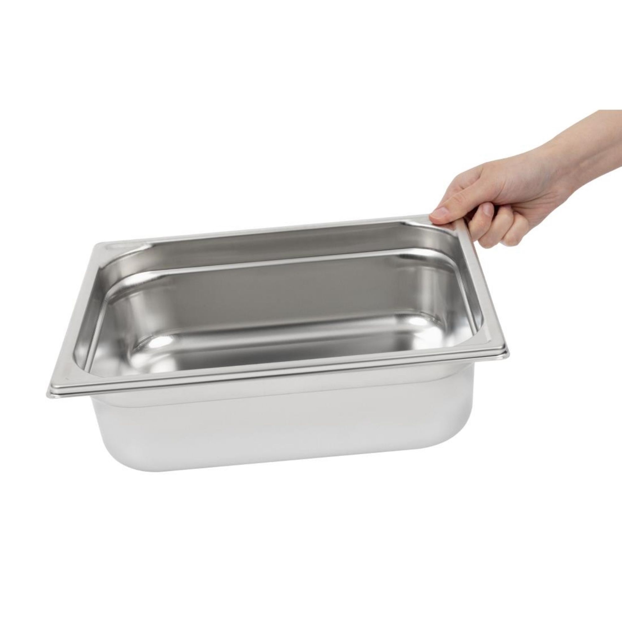 Picture of Matfer Bourgeat Stainless Steel 1/2 Gastronorm Tray 100mm
