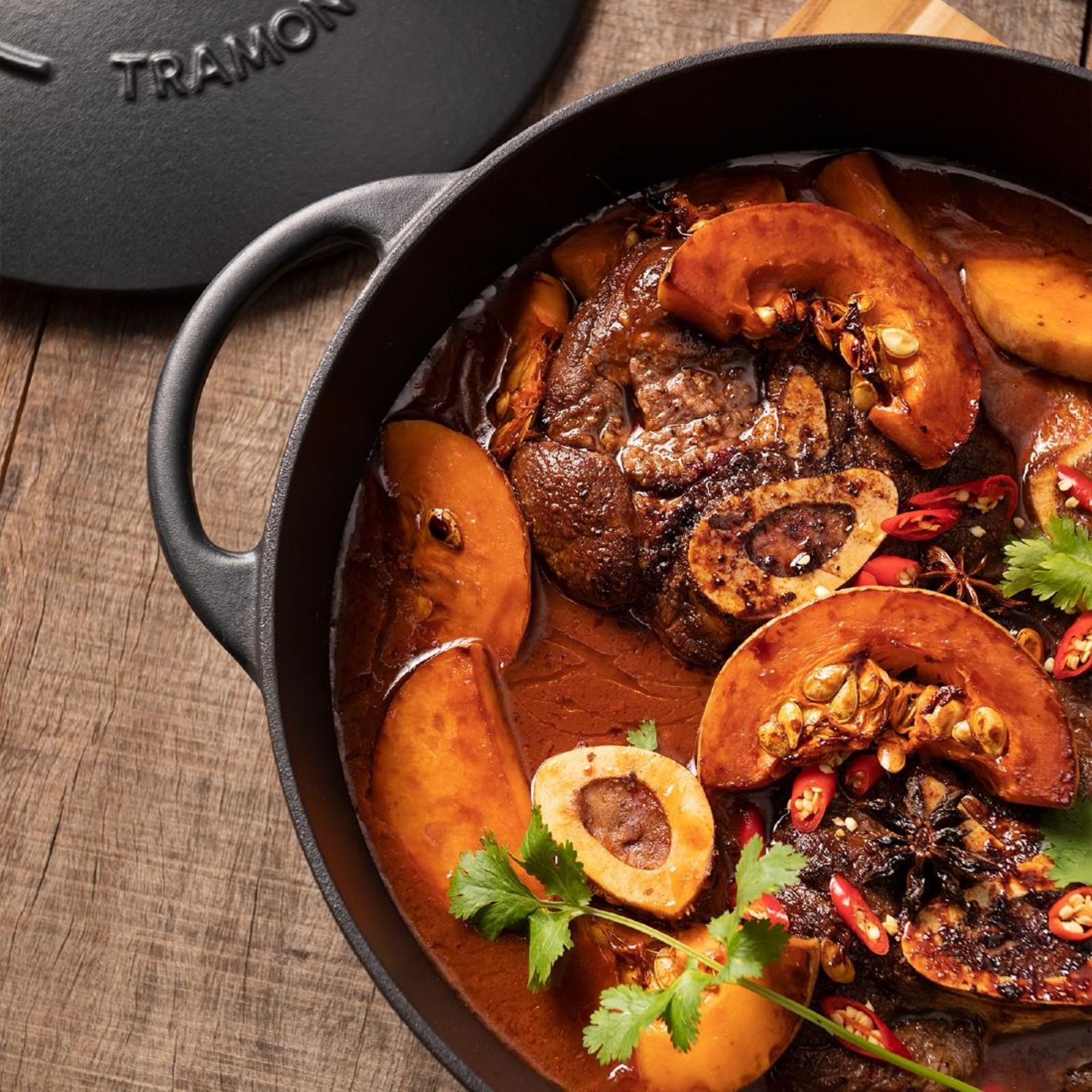 Picture of Tramontina Enamel Cast Iron Casserole Dish 24cm