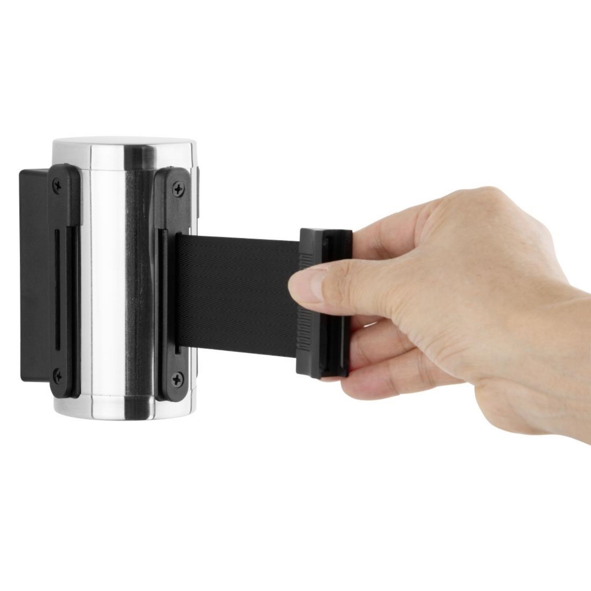 Picture of Bolero Wall Mounted Barrier Strap Black 3m
