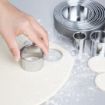 Picture of Vogue Stainless Steel Round Plain Cutters (Pack 12)