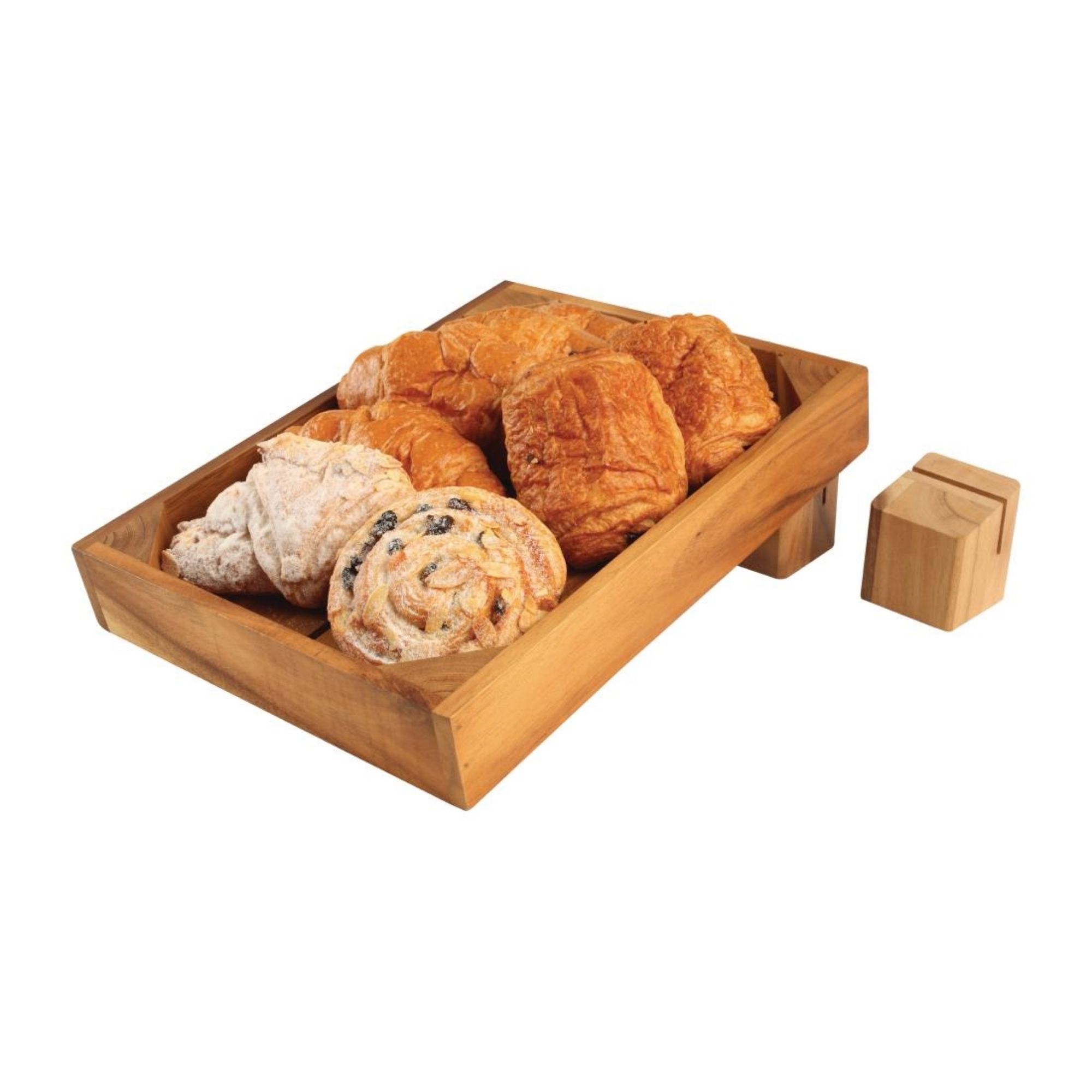 Picture of Olympia Wooden Menu Holder and Riser