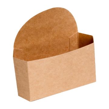 Picture of Notpla Compostable Takeaway Pie Sleeves - Kraft (660 Pack)