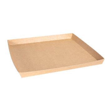 Picture of Notpla 10" Pizza Trays - Kraft (350 Pack)