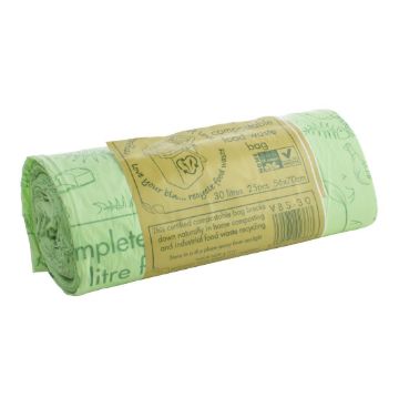 Picture of Vegware Compostable Bin Bags 30Ltr (25 Pack)