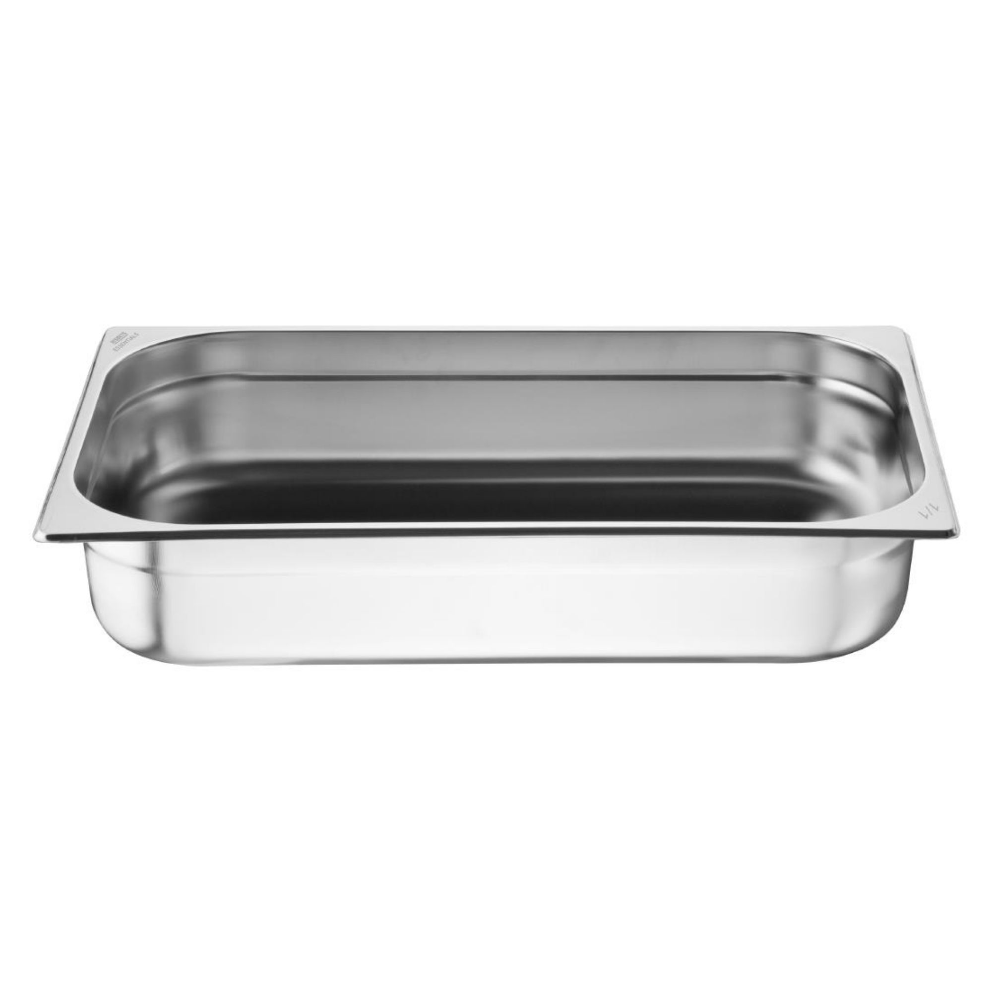 Picture of Caterboss Essentials Stainless Steel Gastronorm Tray 1/1 100mm (Pack 3)