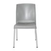 Picture of Bolero Elements Polypropylene Plain Side Chairs Grey (4 Pack)
