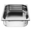Picture of Caterboss Essentials Stainless Steel Gastronorm Tray 1/1 100mm (Pack 3)