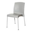 Picture of Bolero Elements Polypropylene Plain Side Chairs Grey (4 Pack)