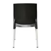 Picture of Bolero Elements Polypropylene Plain Side Chairs Black (4 Pack)