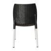 Picture of Bolero Elements Polypropylene Rattan Side Chairs Black (4 Pack)