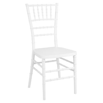 Picture of Bolero Chiavari Polypropylene Chairs White (4 Pack)
