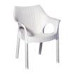 Picture of Bolero Elements Polypropylene Armchairs Snow (4 Pack)