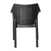 Picture of Bolero Elements Polypropylene Armchairs Black (4 Pack)