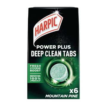 Picture of Harpic Power Plus Deep Clean Tabs Mountain Pine (6 Pack)